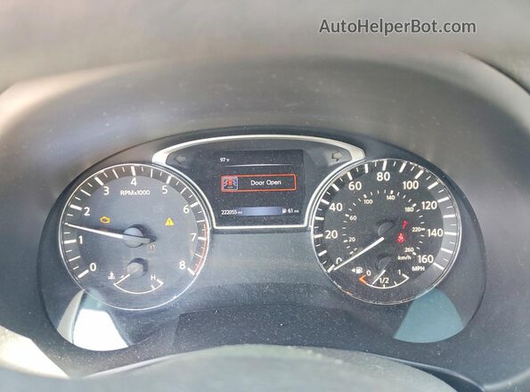 1N4AL3AP8HN345452 2017 NISSAN ALTIMA Black Instrument cluster view