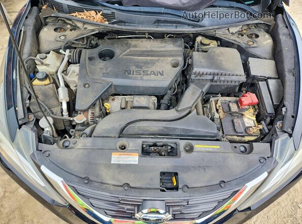 1N4AL3AP8HN355706 2017 NISSAN ALTIMA Black Widok wnętrza z tyłu