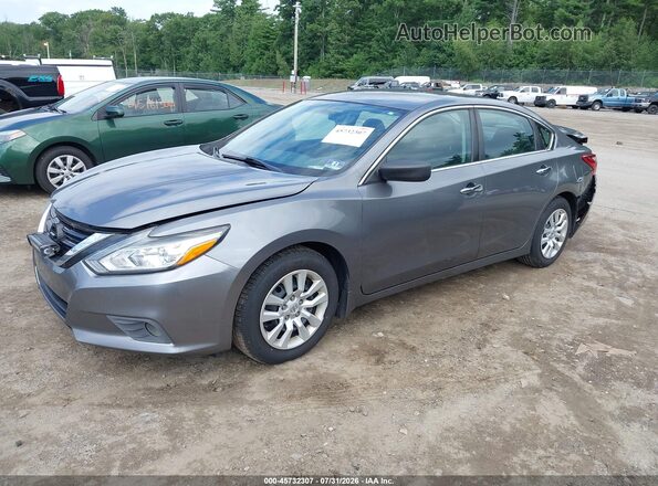 1N4AL3AP8HN362722 2017 NISSAN ALTIMA Gray Առջևի ձախ երեք քառորդ տեսարան