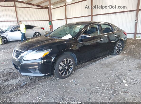 1N4AL3AP8JC150792 2018 NISSAN ALTIMA Black Передня ліва чверть