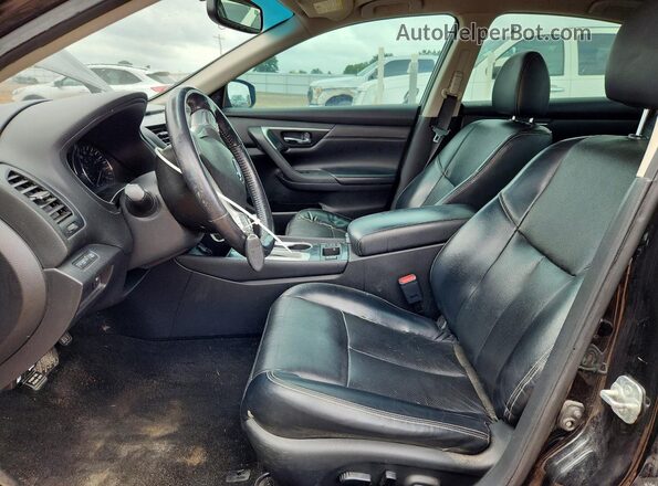 1N4AL3AP8JC152591 2018 NISSAN ALTIMA Black წინა სალონის ხედი