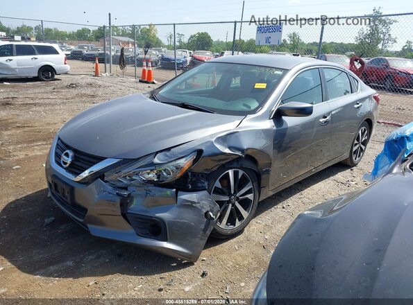 1N4AL3AP8JC233784 2018 NISSAN ALTIMA Gray Передня ліва чверть