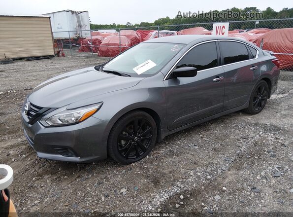 1N4AL3AP8JC272052 2018 NISSAN ALTIMA Серый Передняя левая четверть