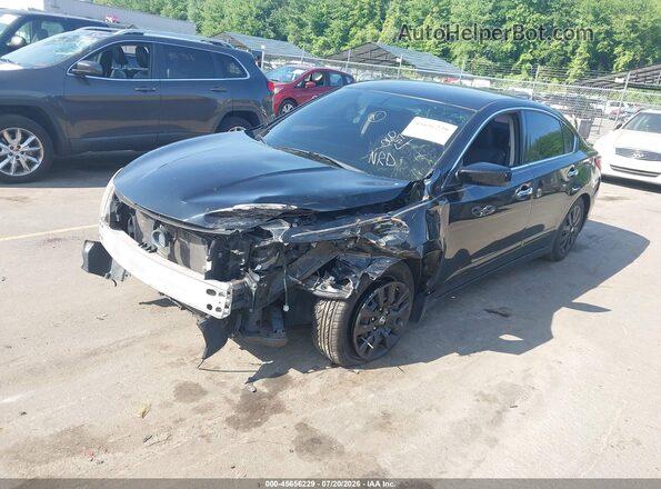 1N4AL3AP9GC118779 2016 NISSAN ALTIMA Black წინა მარცხენა ხედი სამი მეოთხედიდან