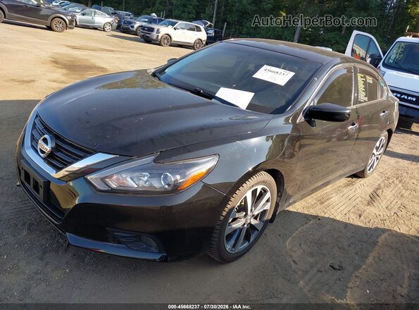 1N4AL3AP9GC137073 2016 NISSAN ALTIMA Black Առջևի ձախ երեք քառորդ տեսարան