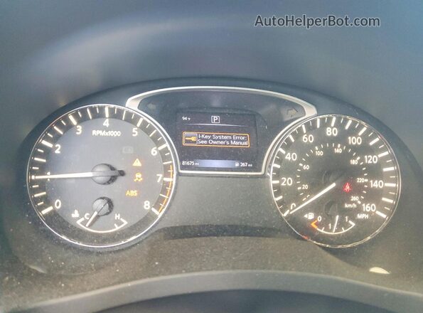1N4AL3AP9GC149899 2016 NISSAN ALTIMA Красный Вид щитка приборов