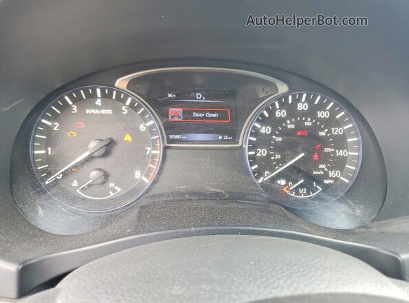 1N4AL3AP9GC221085 2016 NISSAN ALTIMA Blue Instrument cluster view