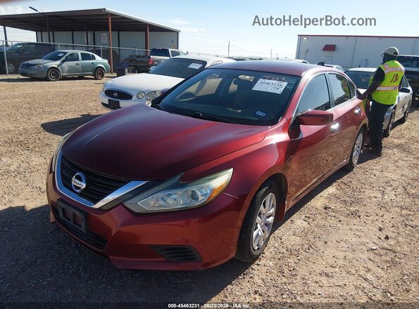 1N4AL3AP9GN321773 2016 NISSAN ALTIMA Maroon Przód lewy