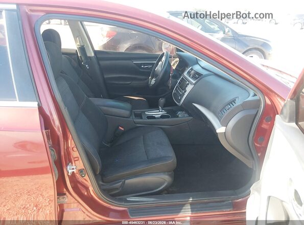 1N4AL3AP9GN321773 2016 NISSAN ALTIMA Maroon Widok wnętrza z przodu