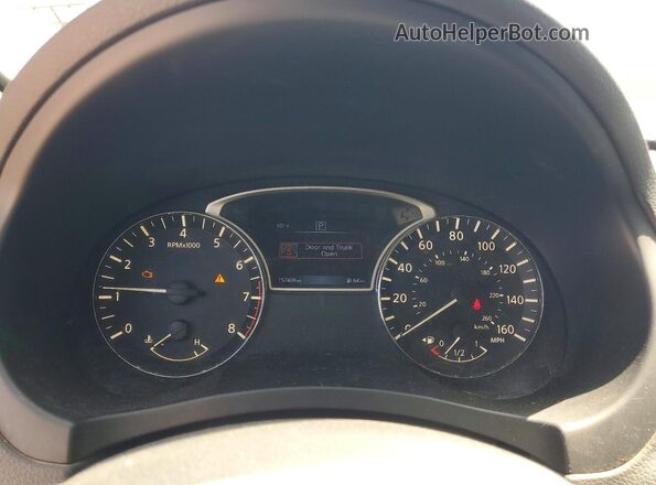 1N4AL3AP9GN322924 2016 NISSAN ALTIMA Red ხელსაწყოთა პანელის ხედი