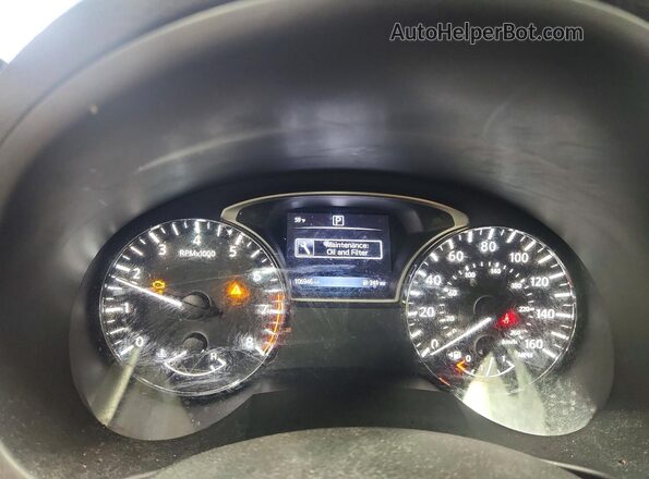 1N4AL3AP9GN332076 2016 NISSAN ALTIMA Black ხელსაწყოთა პანელის ხედი