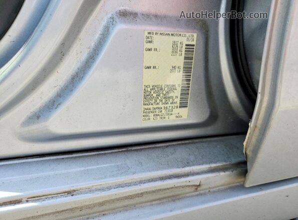 1N4AL3AP9GN367328 2016 NISSAN ALTIMA Silver Widok komory silnika