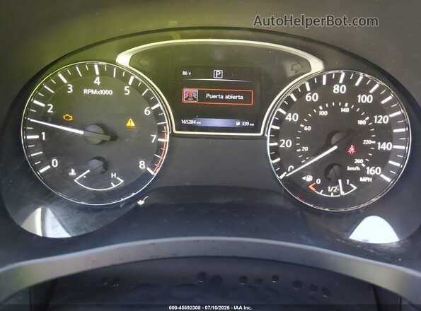 1N4AL3AP9GN390009 2016 NISSAN ALTIMA Black Widok tylnych siedzeń