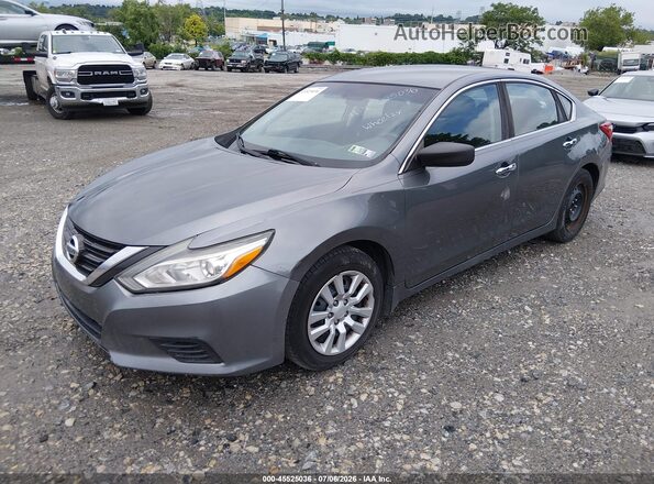 1N4AL3AP9HC127533 2017 NISSAN ALTIMA Gray წინა მარცხენა ხედი სამი მეოთხედიდან