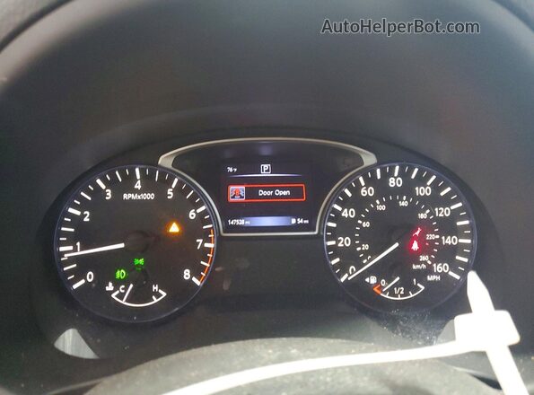 1N4AL3AP9HC129900 2017 NISSAN ALTIMA Синий Вид щитка приборов