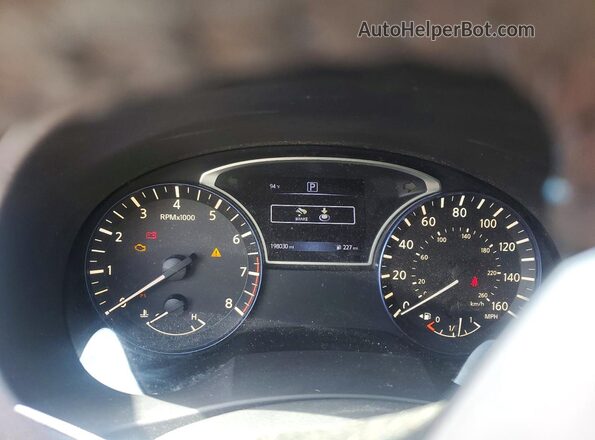 1N4AL3AP9HC168809 2017 NISSAN ALTIMA Черный Вид щитка приборов