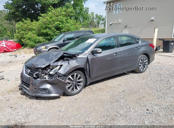 1N4AL3AP9HC224943 2017 NISSAN ALTIMA Серый Передняя левая четверть