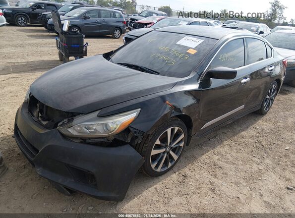 1N4AL3AP9HC239698 2017 NISSAN ALTIMA Black Առջևի ձախ երեք քառորդ տեսարան