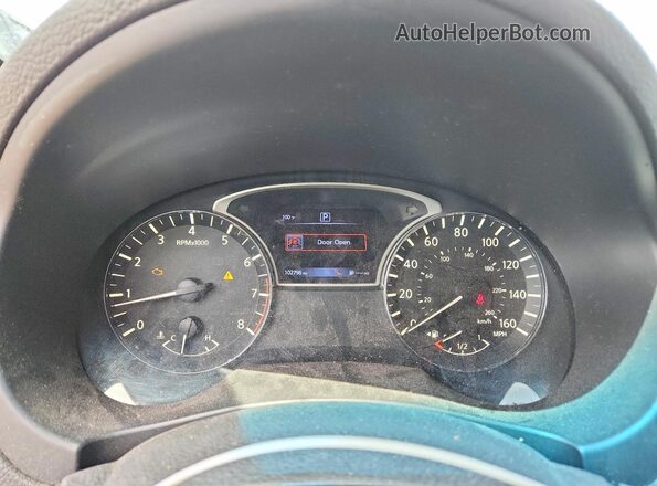 1N4AL3AP9HC257067 2017 NISSAN ALTIMA Белый Вид щитка приборов