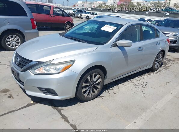 1N4AL3AP9HC264956 2017 NISSAN ALTIMA Silver Առջևի ձախ երեք քառորդ տեսարան