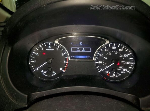 1N4AL3AP9HC283538 2017 NISSAN ALTIMA Black Вид щитка приладів