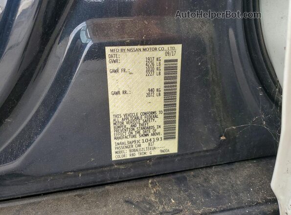 1N4AL3AP9JC104193 2018 NISSAN ALTIMA Two Tone Շարժիչի բաժամունքի տեսք
