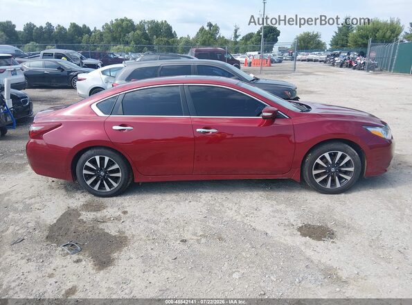 1N4AL3AP9JC141731 2018 NISSAN ALTIMA Burgundy უკანა სალონის ხედი