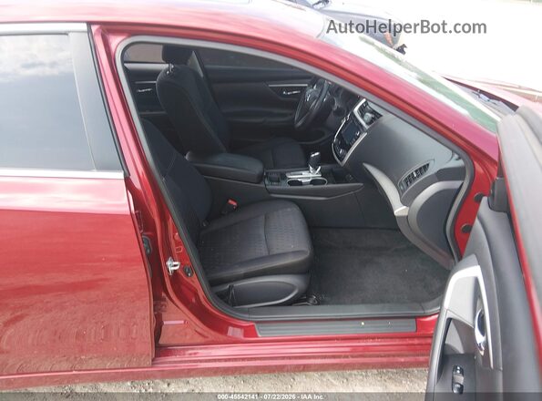 1N4AL3AP9JC141731 2018 NISSAN ALTIMA Burgundy წინა სალონის ხედი