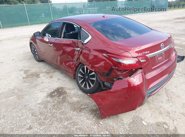 1N4AL3AP9JC141731 2018 NISSAN ALTIMA Burgundy უკანა მარცხენა