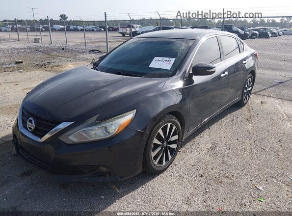 1N4AL3AP9JC146931 2018 NISSAN ALTIMA Black Առջևի ձախ երեք քառորդ տեսարան