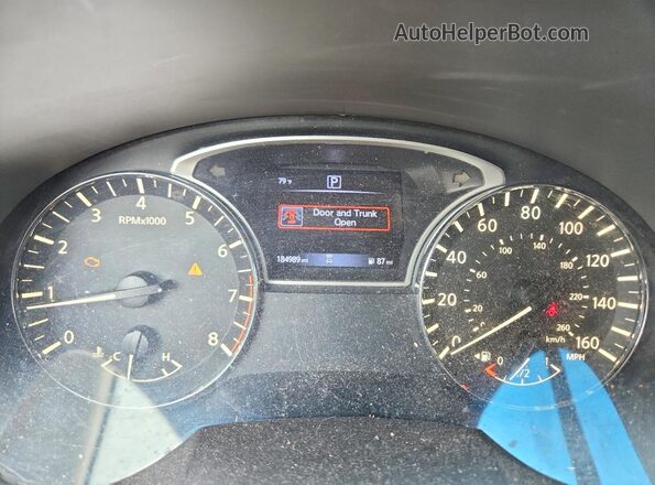 1N4AL3AP9JC200051 2018 NISSAN ALTIMA White ხელსაწყოთა პანელის ხედი
