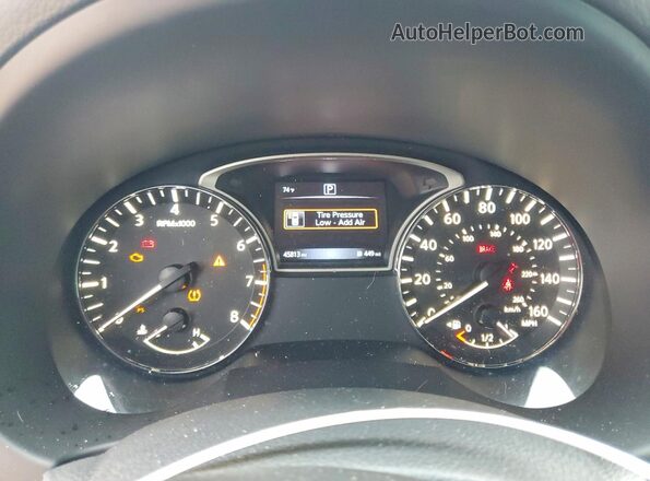 1N4AL3AP9JC203872 2018 NISSAN ALTIMA Black Вид щитка приладів
