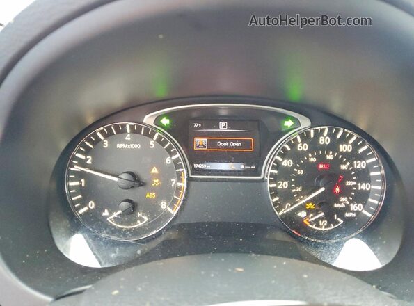 1N4AL3AP9JC230635 2018 NISSAN ALTIMA Red Вид щитка приладів