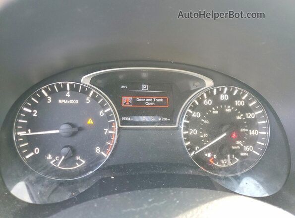 1N4AL3AP9JC235639 2018 NISSAN ALTIMA Black Widok zestawu wskaźników