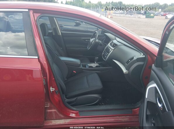 1N4AL3AP9JC473703 2018 NISSAN ALTIMA Темно-бордовый Вид салона спереди