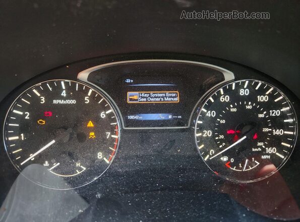 1N4AL3APXGC153332 2016 NISSAN ALTIMA White Widok zestawu wskaźników