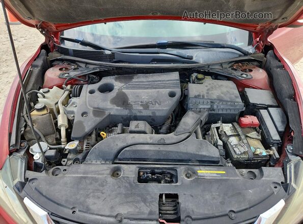 1N4AL3APXGC165738 2016 NISSAN ALTIMA Red Widok wnętrza z tyłu