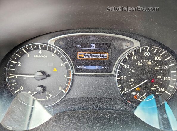 1N4AL3APXGC165738 2016 NISSAN ALTIMA Red Widok zestawu wskaźników