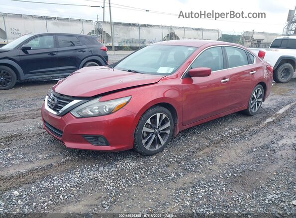 1N4AL3APXGC173614 2016 NISSAN ALTIMA Темно-бордовый Передняя левая четверть