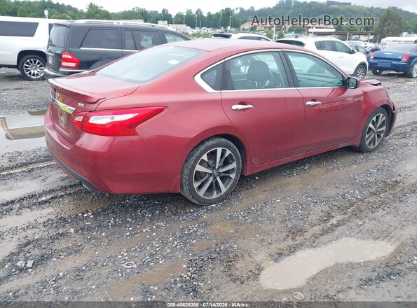 1N4AL3APXGC173614 2016 NISSAN ALTIMA Темно-бордовый Задняя правая четверть