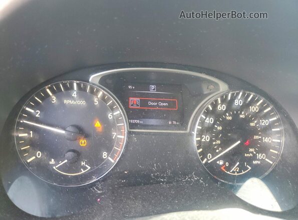 1N4AL3APXGC212895 2016 NISSAN ALTIMA Blue Вид щитка приладів