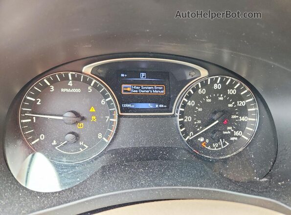 1N4AL3APXGC220608 2016 NISSAN ALTIMA White Вид щитка приладів