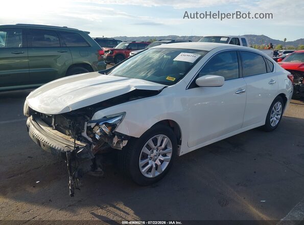 1N4AL3APXGC221662 2016 NISSAN ALTIMA White Առջևի ձախ երեք քառորդ տեսարան