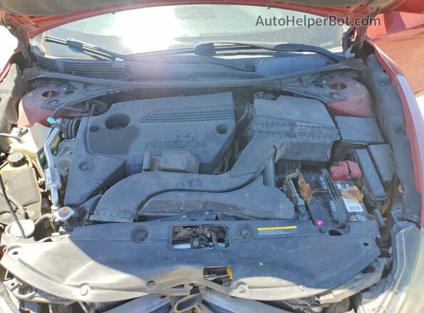 1N4AL3APXGC254192 2016 NISSAN ALTIMA Red უკანა სალონის ხედი