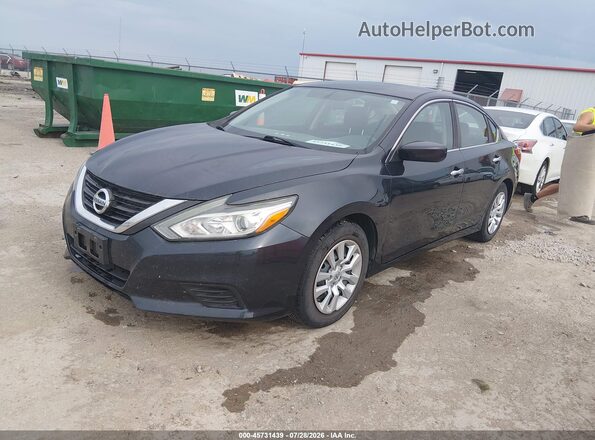1N4AL3APXGC261160 2016 NISSAN ALTIMA Black Առջևի ձախ երեք քառորդ տեսարան