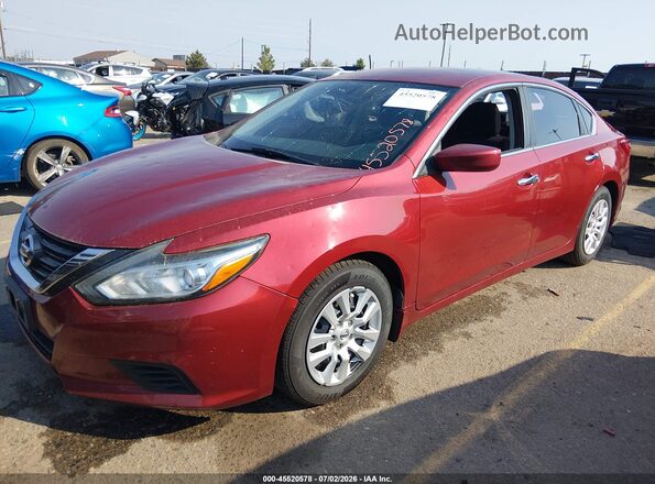 1N4AL3APXGC283952 2016 NISSAN ALTIMA Красный Передняя левая четверть