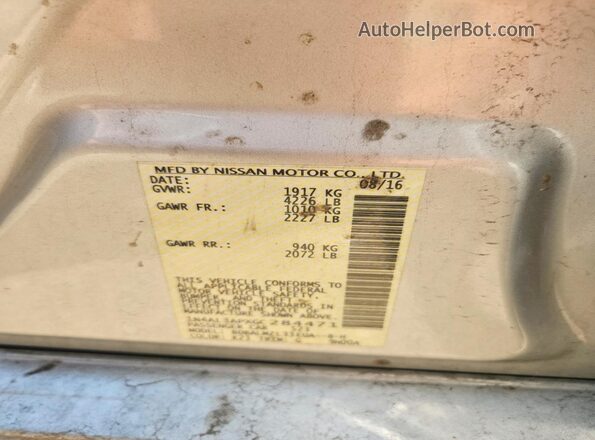 1N4AL3APXGC284471 2016 NISSAN ALTIMA Silver Widok komory silnika