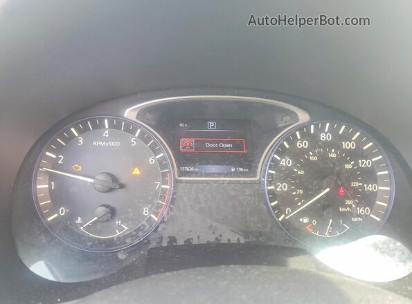 1N4AL3APXGC293378 2016 NISSAN ALTIMA Silver Вид щитка приладів