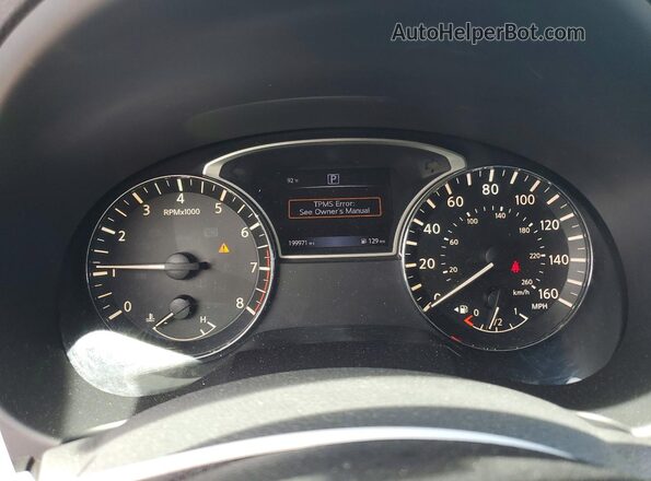 1N4AL3APXGN348898 2016 NISSAN ALTIMA Черный Вид щитка приборов