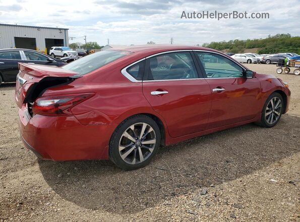 1N4AL3APXHC148505 2017 NISSAN ALTIMA Burgundy უკანა მარჯვენა
